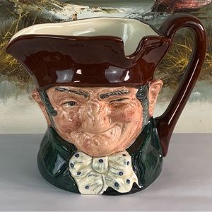 Royal Doulton “Old Charlie” large sculptured ceramic jug.